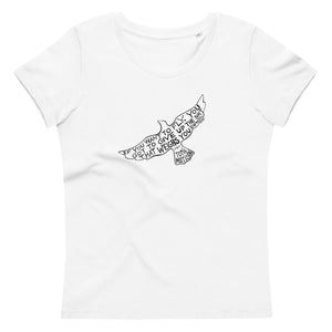 Toni Morrison Organic Cotton Scoop Neck T-Shirt In White By Artist Rick Frausto